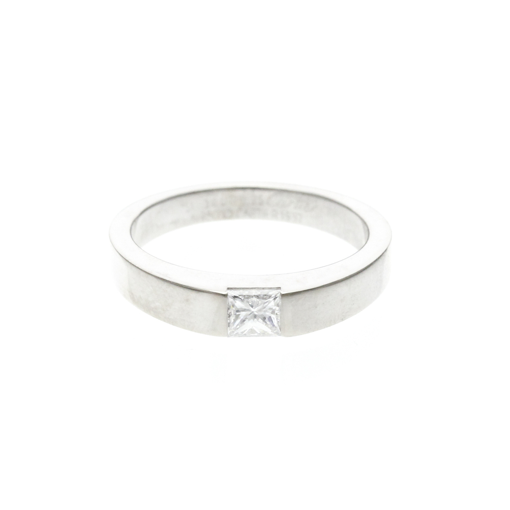 CARTIER Silver Diamond Ring